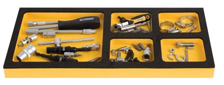 Ironside 100263 Inbyggnadsmodul till verktygsvagn, 5 fack, Förvaring