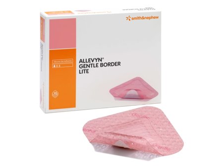 Allevyn Gentle Border Lite 5x5, 10 stk.