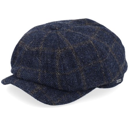 Wigéns - Modrá flatcap Kšiltovka - Newsboy Classic Cap Navy Flat Cap @ Hatstore
