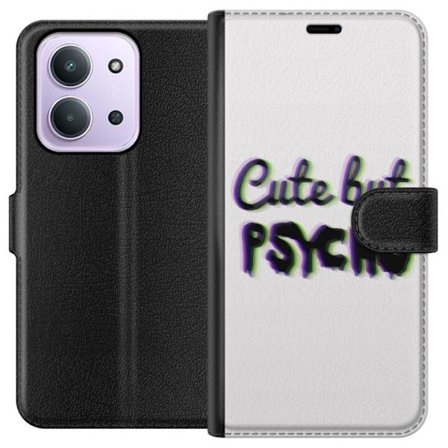 Kompatibel Tegnebogsetui til Xiaomi Redmi 15C Rainbow-farvet legetøjsfigur med et glad ansigt og farverige cirkler i en legesyg studieillustration