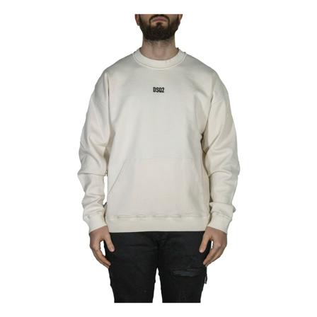 Dsquared2 Sweatshirts Hoodies beige, Herr, Herr, Storlek: S