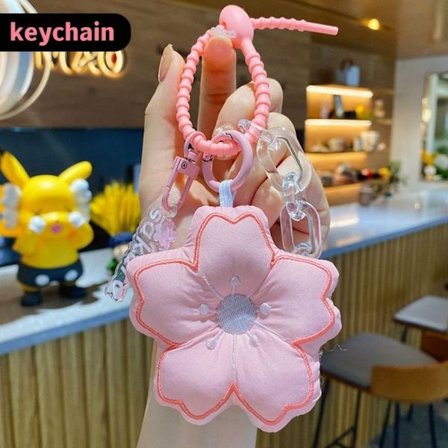 Blomma nyckelring Telefon kedja Lanyard nyckelring