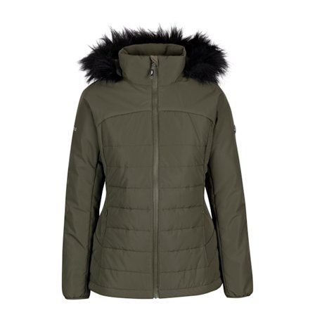 Trespass Womens/Ladies Translate Padded Jacket M Dark Vine