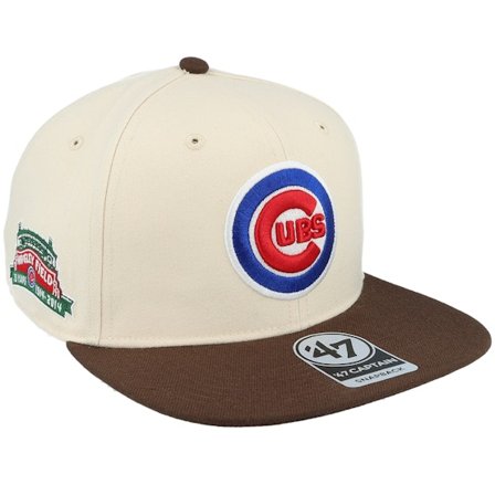 47 Brand - MLB Beige snapback Caps - Hatstore Exclusive x Chicago Cubs Dual Natural/Brown Snapback @ Hatstore