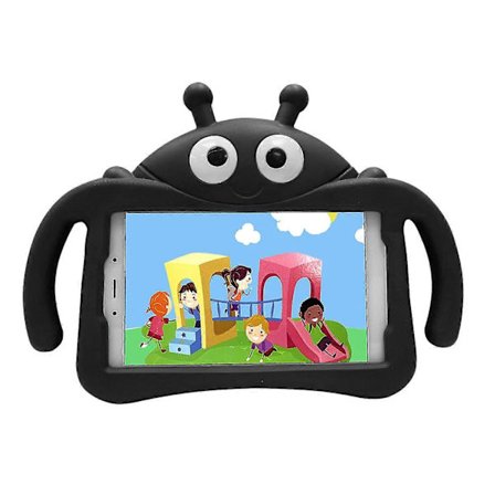 Etui med mariehøne-tema, kompatibelt med Samsung, kompatibelt med Galaxy Tab A 8 tommer T387, Stødsikkert beskyttelsescover med stativ