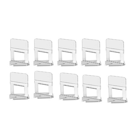 Clips 95 stycken 1mm kakeldistanser Professionell självnivellerande distans