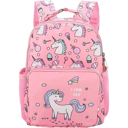 Backpack for Girls Cute Unicorn Toddler Backpack Lightweight Preschool Backpack Kids School Bag with Chest Strap