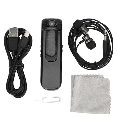 Liten kroppskamera HD 1080P Multifunksjonell støyreduksjon Smart bærbar kamera med skjerm for rettshåndhevelse