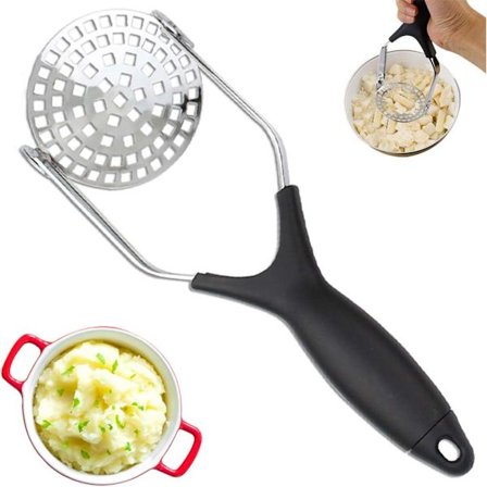 Manuell potatisris kvarn, rostfritt stål ris kvarn, manuell potatis