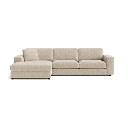 Oasis chaiselong sofa, venstrevendt - Anthology Beige - 294x151x79 - Sofa, chaiselong
