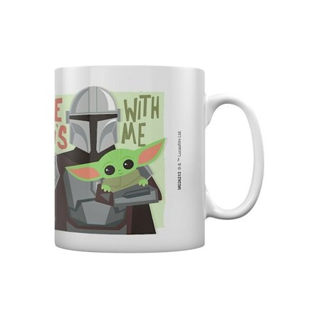 Star Wars: The Mandalorian The Kids With Me Mug One Size Multic