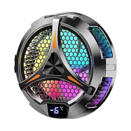 X42 Tablet Køler Tablet Køler RGB Farverig Belysning 10cm Magnetisk Halvleder Køler Køling