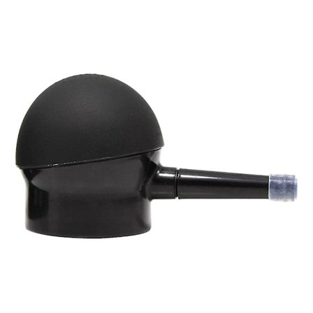 Hårfiberapplikator dyse, hårlinjespray pulverfyller dyse frisør hårfiber spray pulverflaske (svart) (1 stk)