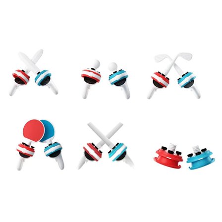 Tilbehør til Oculus Quest2, VR tilbehørssæt, Controller Grip Extenders 12 i 1