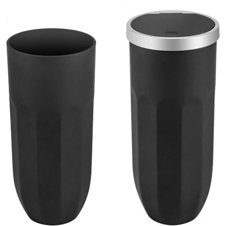 2 stk. Bil Skraldespand - Tumbler Holder, Bil Skraldespand, Kopholder, Skraldespand med Lækagesikkert Låg til Kontor, Hjem, Køkken, Soveværelse