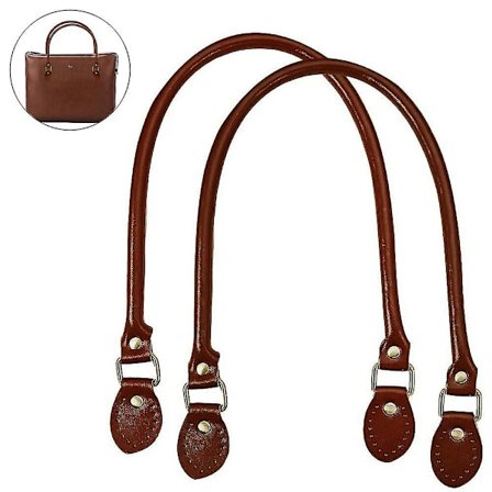 1 par veskestropper, veskehåndtak i skinn, PU-skinn håndtak, skinn