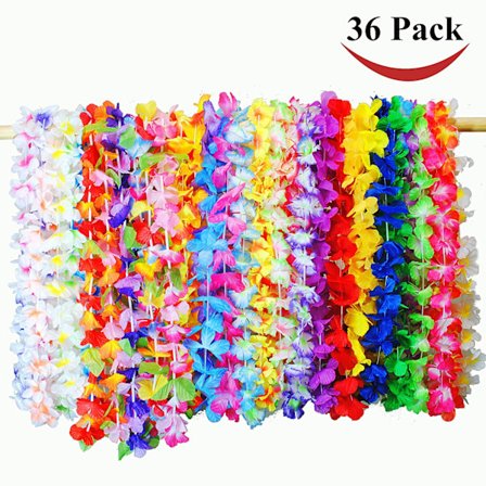 36 stk. Hawaiian Leis Bulk, Tropical Flower Lei Hawaiian Lei Be