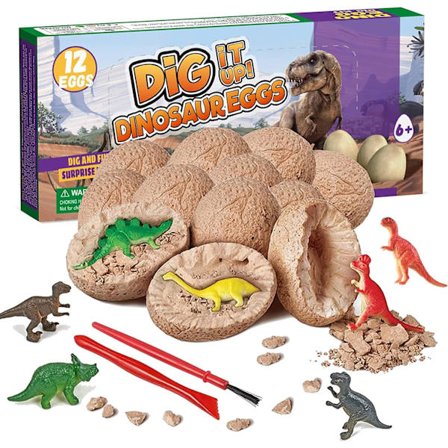 Dino-kaivuusetti lapsille, dinosauruksen lelu 4 5 6 7 8 9 vuotiaille pojille dino-lelu