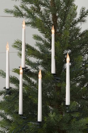 Star Trading - SLIMLINE joulukuusen valosarja LED - Valkoinen - Valoköynnökset - - Homeroom