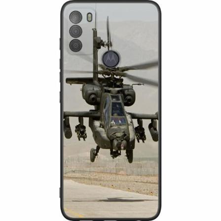Motorola Moto G50 Svart Skal Ah-64 Apache Attack Helicopter