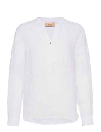 Danna Linen Blouse White MOS MOSH