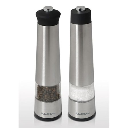 Eldom kvernsett to Elektrisk salt- og pepperkvern