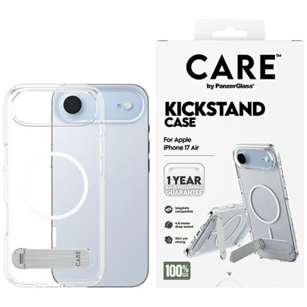 CARE by PanzerGlass Funksjonsveske med kickstand MagSafe for iPhone Air - Klar