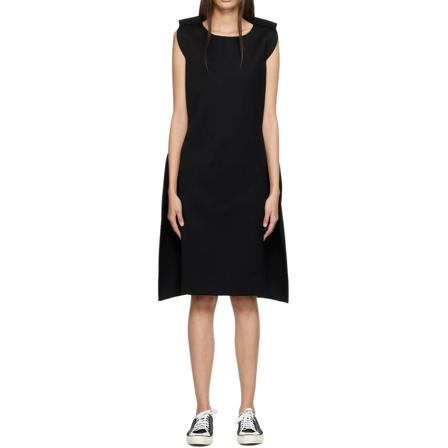 Comme des Garçons, Midi Dresses Zwart, Dames, Maat:S