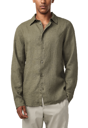 NN07 Enzo Shirt 5708 Skjortor Herr Grön XXL