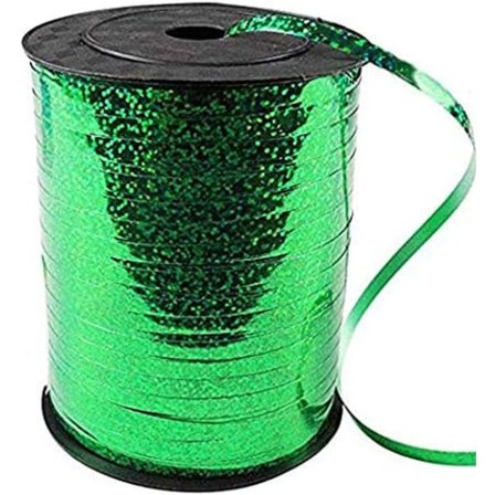 Blå drøm krøllet bånd grøn længde ca. 200 meter, bånd