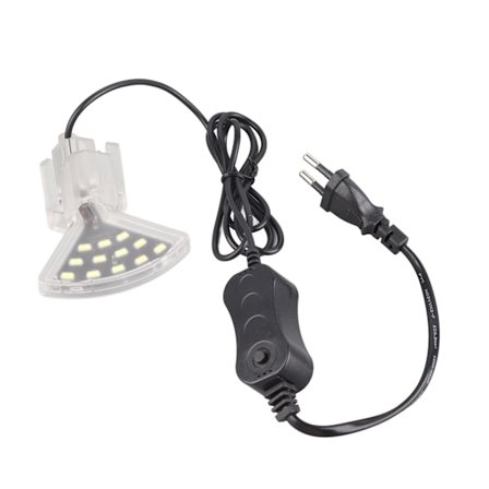 5W LED Akvarielys Dobbelt Række LED Akvarielampe Klemme På Lampe til Akvarium