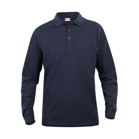 Clique Mens Klassisk Lincoln Långärmad Pikétröja 4xl Mörk Na