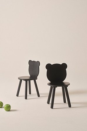 Jotex - Kinderstoel 2-pack Zwart Zwart - BEARY - Koop Kinderstoelen bij Jotex