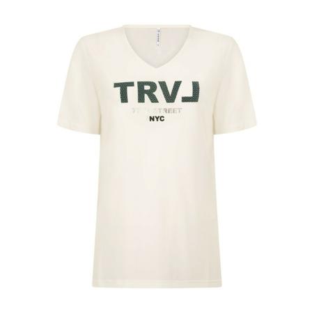 Zoso, Anna Splendour t-shirt Wit, Dames, Maat:S,polyester