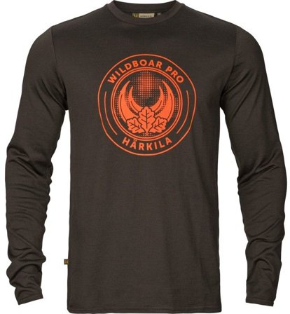 Härkila M's Game Long-Sleeved T-Shirt Shadow Brown Wildboar