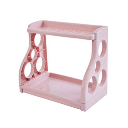 2-vånings stående kryddört Kryddställ Burkar Flaskor Burkar Förvaring Organizer Hållare Hylla för köksbänk