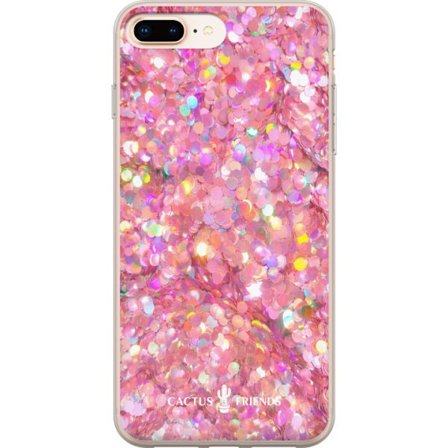 Kompatibelt Mobilskal till Apple Apple iPhone 8 Plus Cactus and Friends – PinkGlitter
