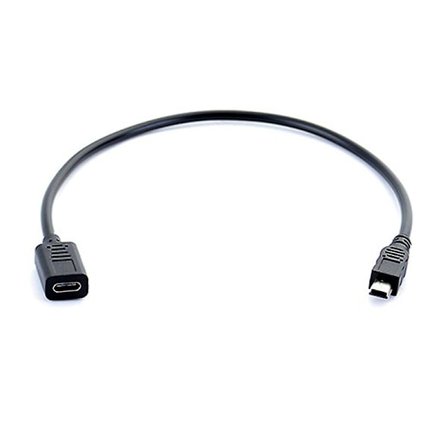 Mini Usb hann til Type-c hunn ladnings- og dataadapterkabel Shytmv