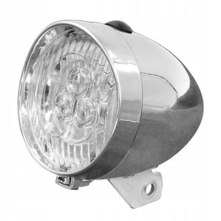 Retro Pyöränvalo 3 LED:llä Haarukkaan - AAA-paristot-FF-