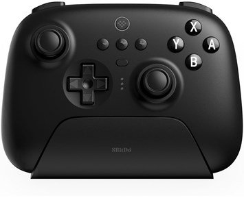 8BitDo Ultimate BT Pad NS Black - Trådlös spelkontroll med laddstation för Windows & Switch