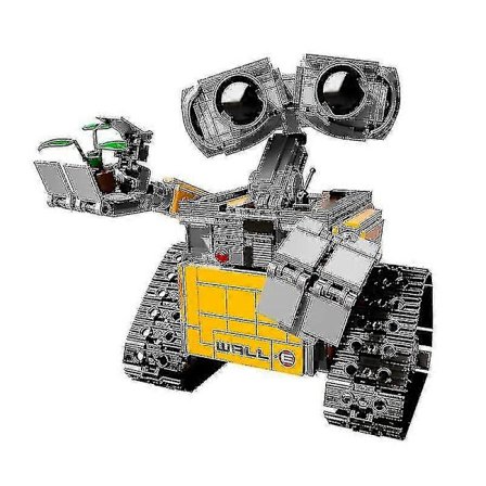 Wall-e Luovuus Mini Pahvilaatikko Rakennuspalikkalelu
