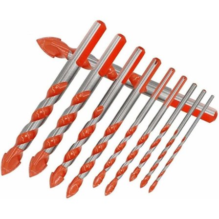 10 st multifunktionella handtag volframkarbid borr, ultimata