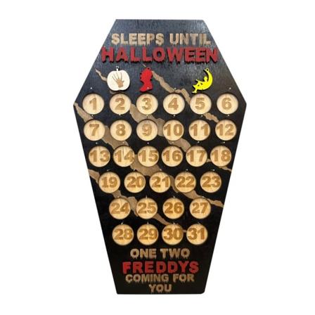 Halloween Nedräkningskalender Adventskalender Väggkalender