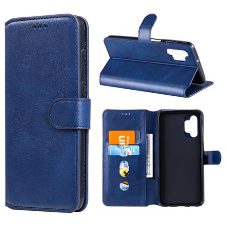 Kompatibel med Samsung Kompatibel med Galaxy A32 5G - Klassisk læderetui - Blå
