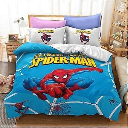 3D Digital Print Basketball Sengetøjssæt - 3 Dele Dynebetræk [JUN]