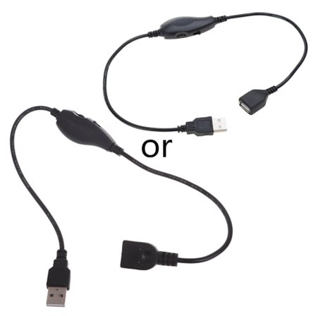USB kabel med strömbrytare PÅ/AV Kabelförlängningsvipp för USB -lampa Power Hållbar adapter LED-dimmerbrytare