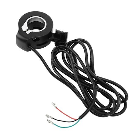 Cykel Tumgasreglage Responsiv Vredhastighetskontroll Handtag Universal Finger Tummar Gasreglage för Elcykel Hona Huvud YEMAA