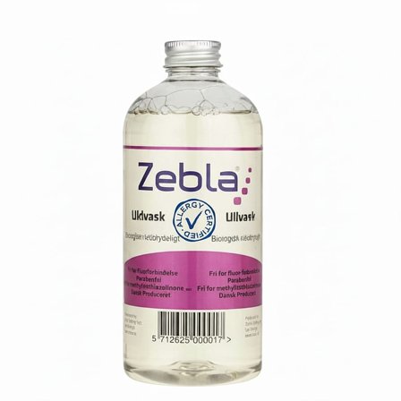 Zebla Uldvask med Lanolin uden Parfume 500 ml, Tøj & Bolig, Husholdning, Tekstilpleje