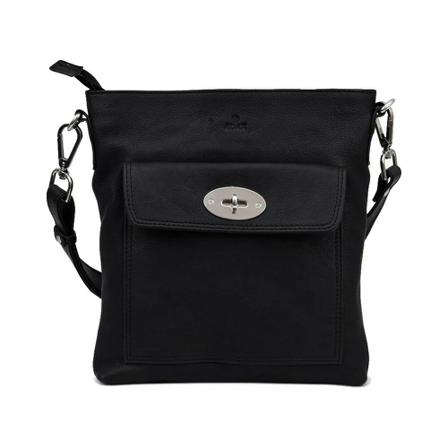 Adax Ravenna Frigga messenger Taske Sort, Dame Skuldertasker, Størrelse: ONE Size