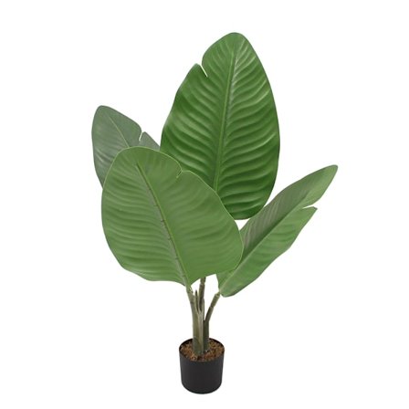 Kunstigt banantræ i potte, 50 cm PEVA grøn